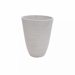 Vaso Grande Anemone in Resina Antracite per Interni ed Esterni
