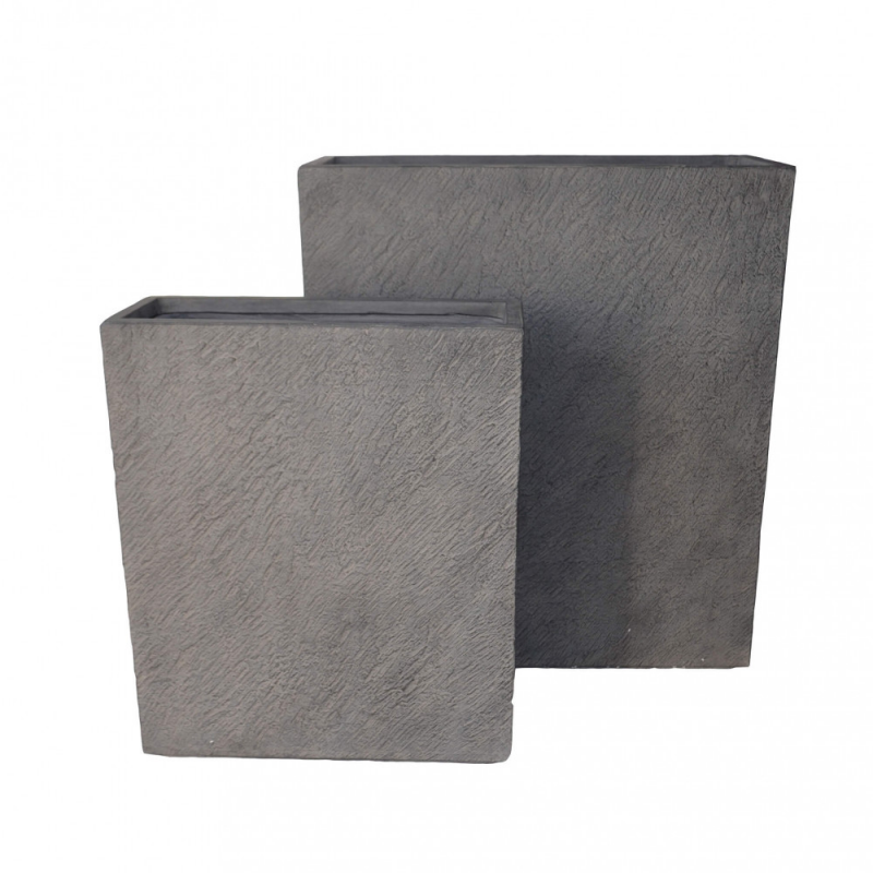 Set 2 vasi grigio 92 cm | levante shop