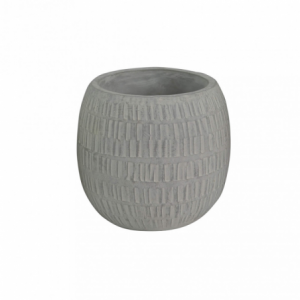 Vaso Medio Betulla in Resina Bianco per Interni ed Esterni