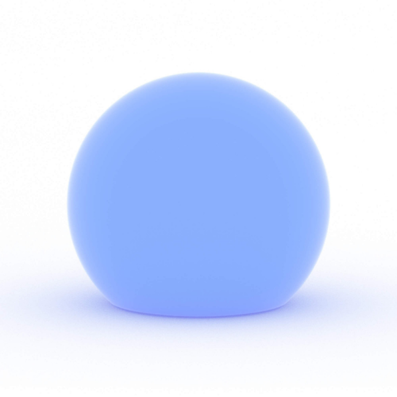 SFERA LUMINOSA GEMINI Ø 70 CON LED MULTICOLOR E BATTERIA SOLARE