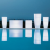 Vaso luminoso Hydra 90 cm per esterno LED design moderno