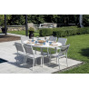 Tavolo Tropea ø120/170 Alluminio Bianco Moia
