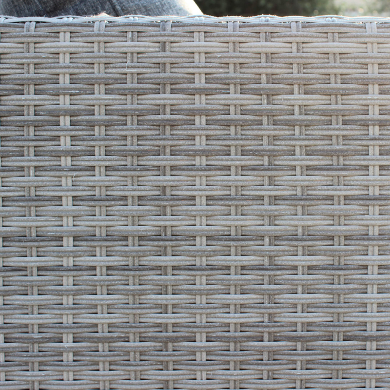 Salotto angolare Argentina polyrattan con cuscini elegante outdoor