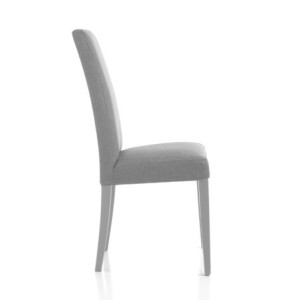Zoom Sedia Lella Tessuto Grigio L74 P46 H103 Cm