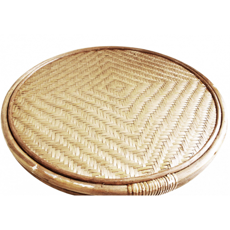Salotto Bahamas 2 posti con cuscini in polyrattan marrone