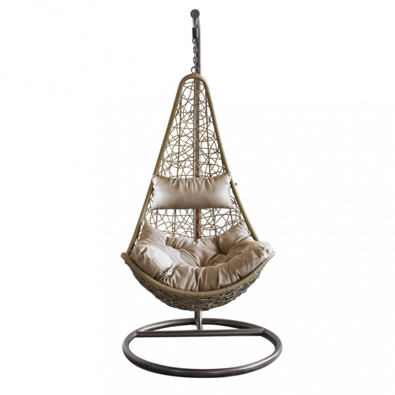 Dondolo Ponza Wicker Marrone | Dondoli | Levante Shop