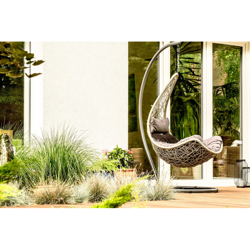 Dondolo Ponza Wicker Marrone | Dondoli | Levante Shop