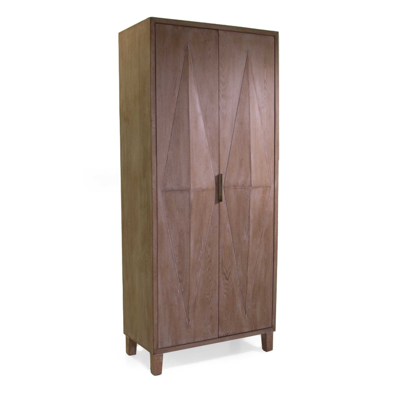 Mobile armadio legno Hakini 2 ante cm 80,5x40h185