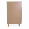 Mobile libreria legno Prana 3 ripiani cm 80x35h130