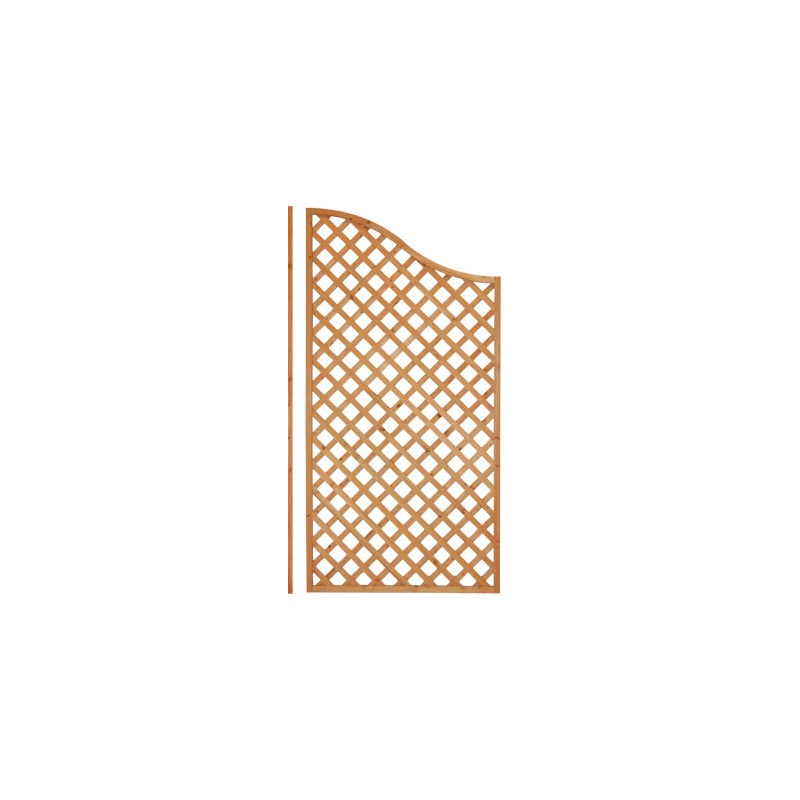 set da 4 Pannello Legno bucherellato 100x200cm forma onda