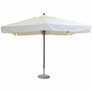 Ombrellone Venere De Luxe palo centrale 3x3 m quadrato giardino