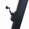Ombrellone Venere Nero De Luxe 3x4 palo laterale elegante robusto