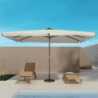 Ombrellone Fantasy palo centrale 3x3 m quadrato giardino