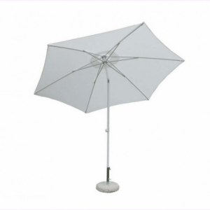 Ombrellone Nice bianco palo centrale ø3 m giardino elegante