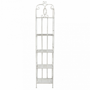 Zoom SCAFFALE ENORA 5 PIANI BIANCO ANTICO