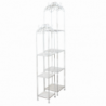 Set 2 scaffali Doriane bianco antico in ferro per casa