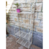 SCAFFALE NOELLE 4 PIANI BIANCO ANTICO