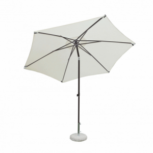 Ombrellone Nice nero palo centrale ø3 elegante e resistente