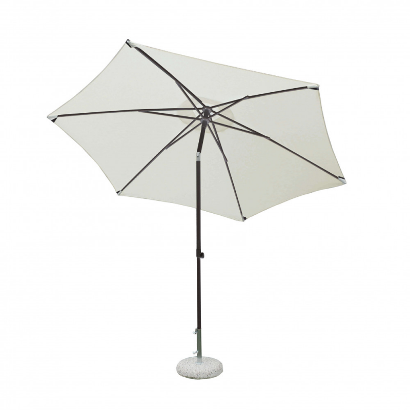 Ombrellone Nice nero palo centrale ø3 elegante e resistente