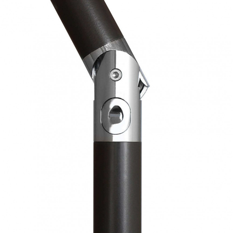 Ombrellone Nice nero palo centrale ø3 elegante e resistente
