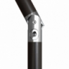 Ombrellone Nice nero palo centrale ø3 elegante e resistente