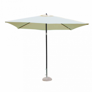 Ombrellone Nice nero palo centrale 2x2 elegante e resistente