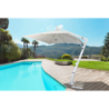 OMBRELLONE VENERE BIANCO DE LUXE P/L 3 X 3
