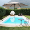 Ombrellone Poly Eco Ø3 palo centrale tondo giardino resistente