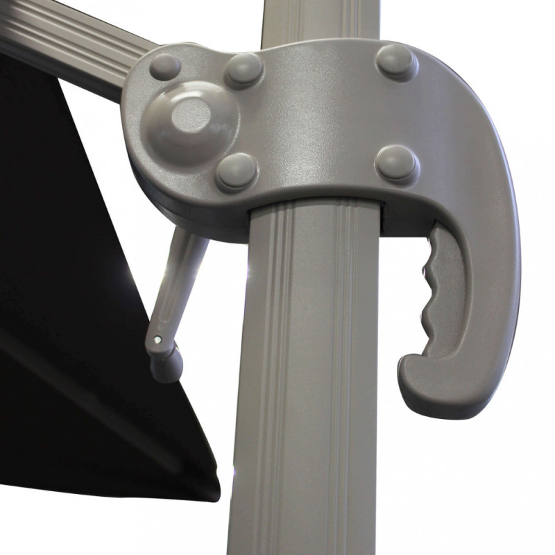 OMBRELLONE SATURNO TAUPE P/L 3 X 3 TELO TORTORA