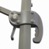 OMBRELLONE SATURNO TAUPE P/L 3 X 3 TELO TORTORA