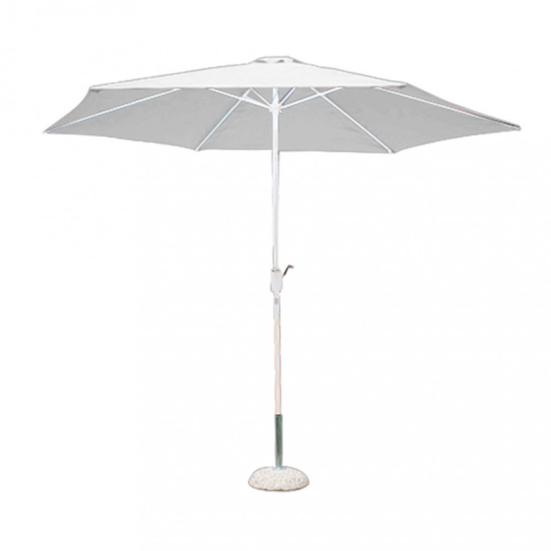 OMBRELLONE POLY ECO Ø 3 BIANCO
