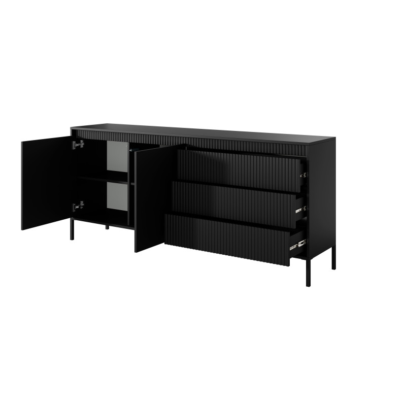 Madia Gharbo Black H9Xl200Xp46 Cm