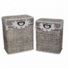 SET DI 2 CESTI PORTA BIANCHERIA MARY