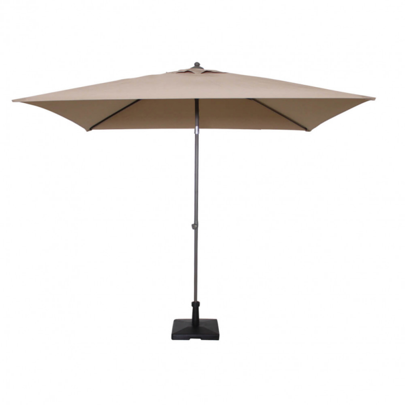 Ombrellone Nice taupe palo centrale 2x3 elegante e resistente