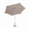 Ombrellone Nice taupe palo centrale ø3 elegante e resistente