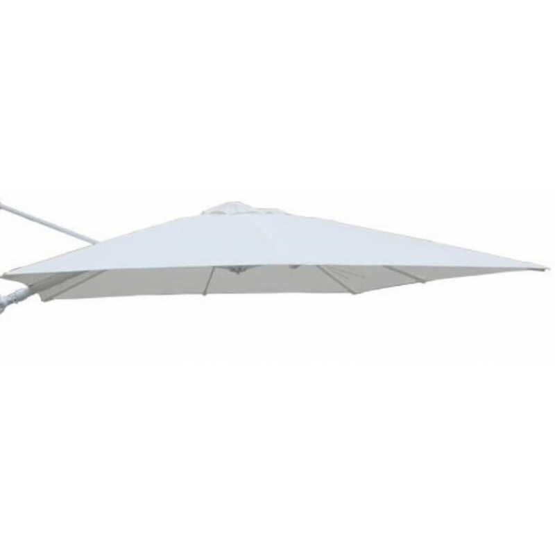 Telo Saturno bianco 3x3 ricambio ombrellone resistente Levante