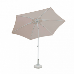 Ombrellone Nice tortora palo centrale ø3 elegante e resistente