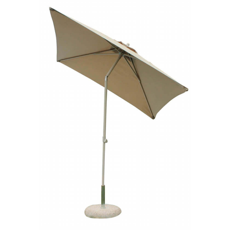 Ombrellone Nice tortora palo centrale 2x2 elegante e resistente