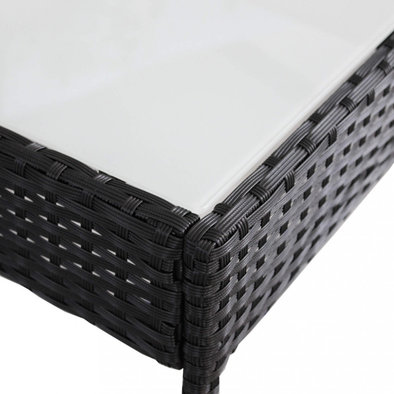 Salotto smontabile Caracas 2 posti polyrattan con cuscini
