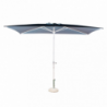 Ombrellone Poly Eco 2x3 telo grigio palo centrale rettangolare