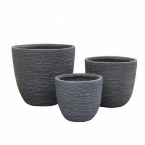 Set Vasi Ciclamino in Plastica per Interno ed Esterno