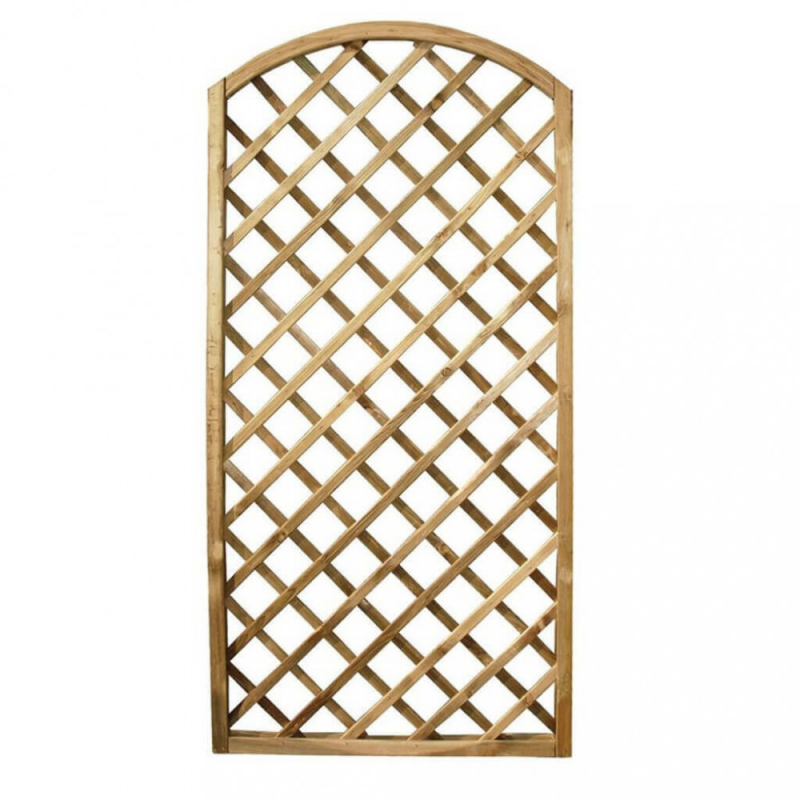 Griglia arco 90x180 cm legno robusta per giardino e terrazzo