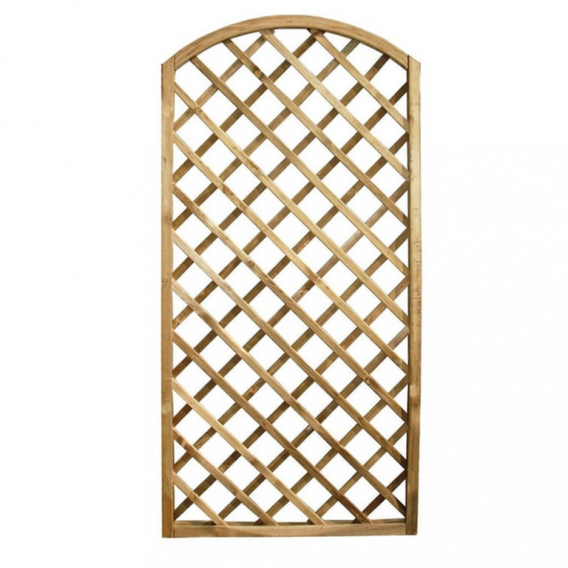 Griglia arco 90x180 cm legno robusta per giardino e terrazzo