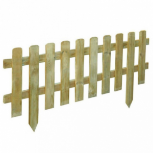 Recinto inglese 110x32x28,45 cm in legno per giardino