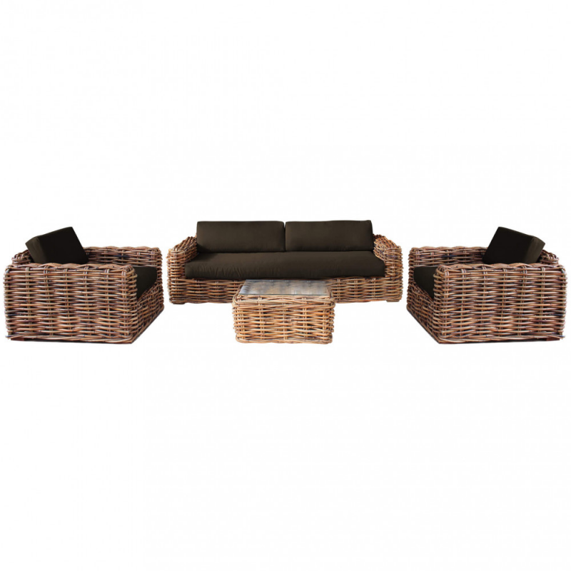 SALOTTO POLINESIA 3 P con CUSCINI