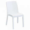 Sedia Virginia tortora in polimerico per giardino 47x59x86h