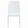 Sedia Virginia tortora in polimerico per giardino 47x59x86h