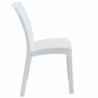 Sedia Virginia tortora in polimerico per giardino 47x59x86h
