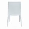 Sedia Virginia tortora in polimerico per giardino 47x59x86h