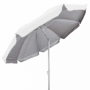 Zoom OMBRELLONE SPIAGGIA PALO ALLUMINIO 220/32 BIANCO